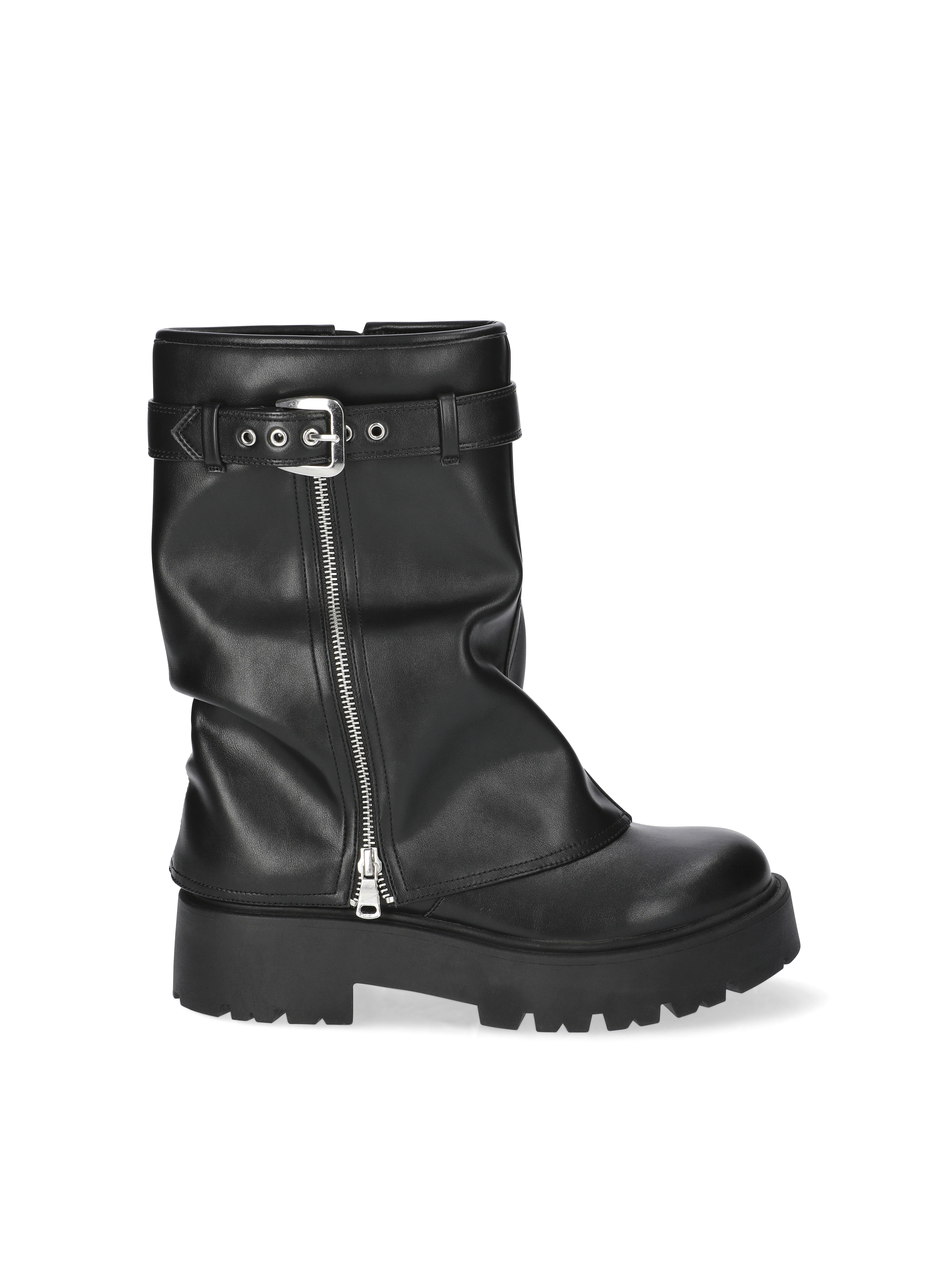 No Boundaries Women's Foldover Moto Boots