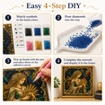 thumbnail image 4 of Zodiac Pearl Art Kit for Adults, DIY Constellation Diamond Painting Craft with Frame, Beginner-Friendly Astrology Pearl Bead Art for Relaxing Home Decor Project, 4 of 7