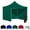 Green, variant on Red 10x10 Instant Canopy Tent and 3 Side Walls - Commercial-Grade Aluminum Frame - Water Resistant Canopy Top and Sidewalls - Includes Canopy Bag and Stake Kit (5 Color Options)