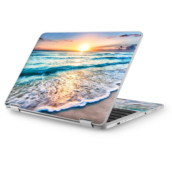 IT'S A SKIN Chromebook 12.5 Laptop Notebook Skins Vinyl Stickers Cover Decals Wrap - Sunset on Beach