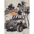 thumbnail image 2 of The Children's Place Big Boys Short Sleeve Surfboard Vehicle PJs, 2-Piece, Sizes XS-XXL, 2 of 3