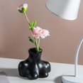 thumbnail image 4 of Vases, Body Style Vases, Glossy Black Ceramic Vases, 4 of 5
