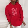 thumbnail image 3 of Vedolay Women 2023 T Shirts Casual Hoodies for Women 2023 Casual Long Sleeve Pullover Loose Lightweight Fall Clothes,Red XXL, 3 of 4