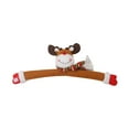 thumbnail image 2 of Matsuzay Navidad cortina hebilla Tieback Santa Claus Elk 3D muñecas calambre anillo ventana decoración Navidad fiesta Hotel suministros Kits de decoración para fiestas Alce, 2 of 6
