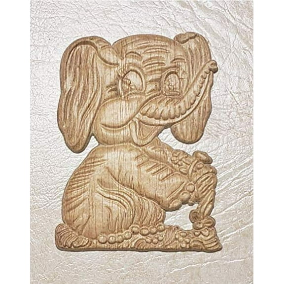 Embossed Wood Applique/ONLAY #1001 4 3/4 X 6 1/2