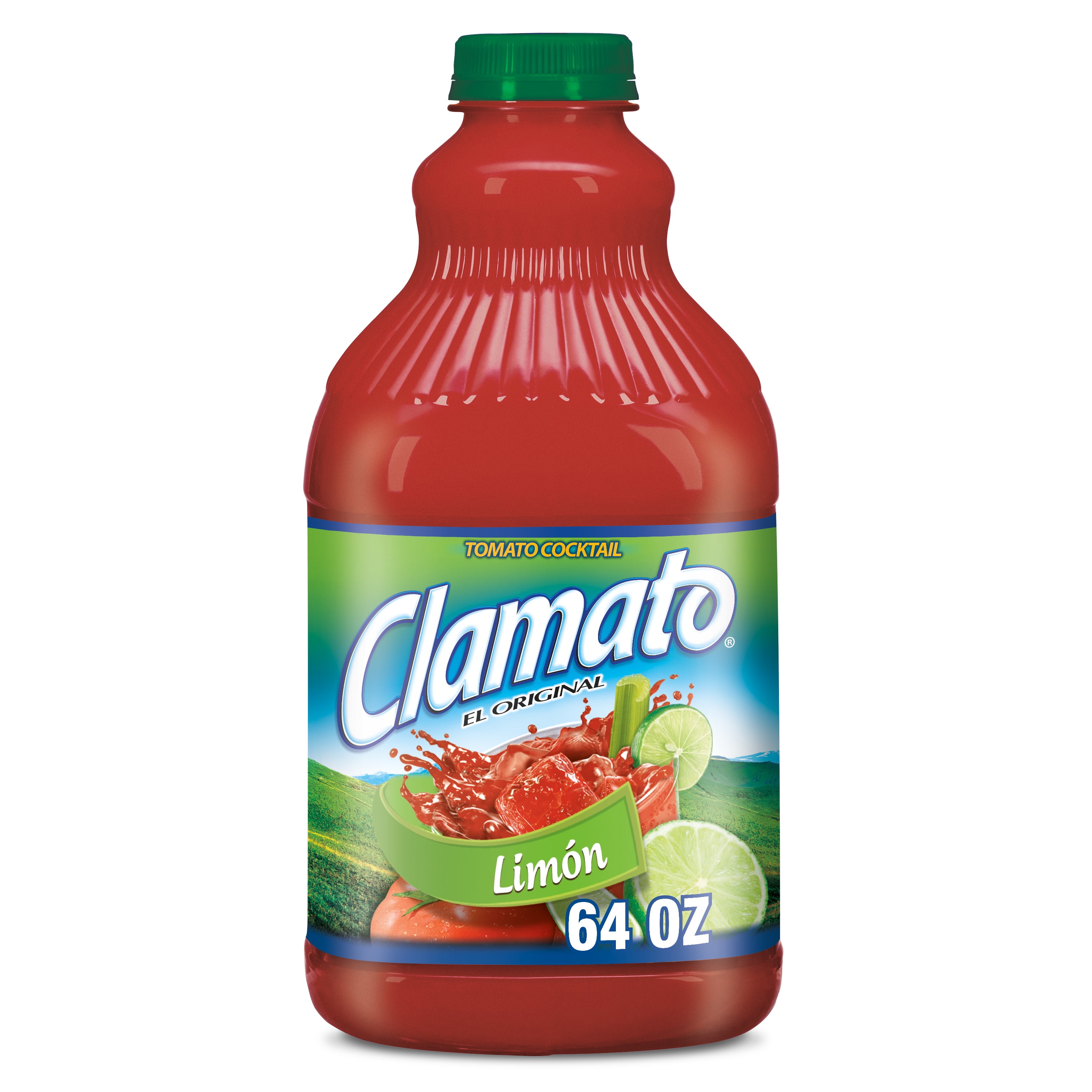 Clamato Limon Tomato Cocktail, 64 fl oz bottle