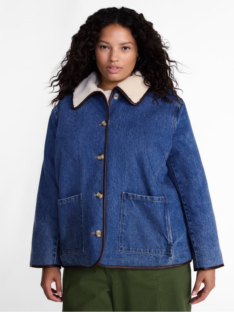 Terra & Sky Plus Reversible Chore Coat, Gray, 4X, 100% BCI Cotton