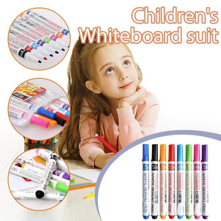 Comix Dry Erase Markers Ultra Fine Tip, 0.7mm, Low Odor, 36 Bulk Assorted  Colors White Board Markers, Whiteboard Markers for Kids Teachers Office 