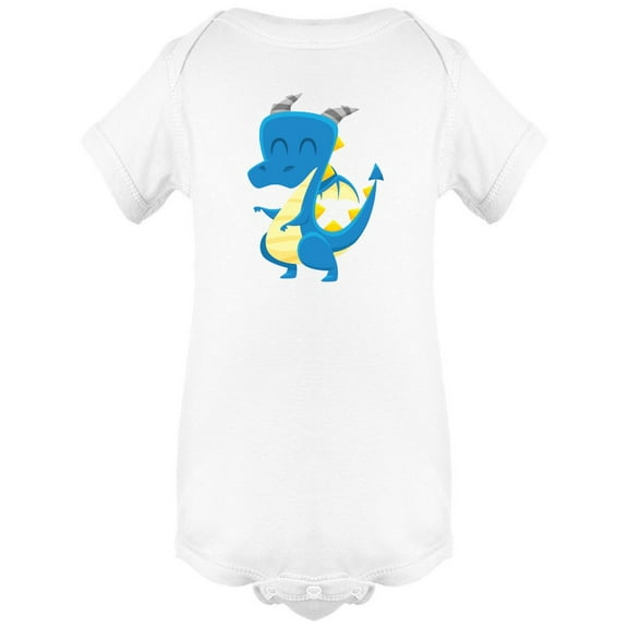 Happy Blue Dragon  Bodysuit Infant -Image by Shutterstock,  Newborn