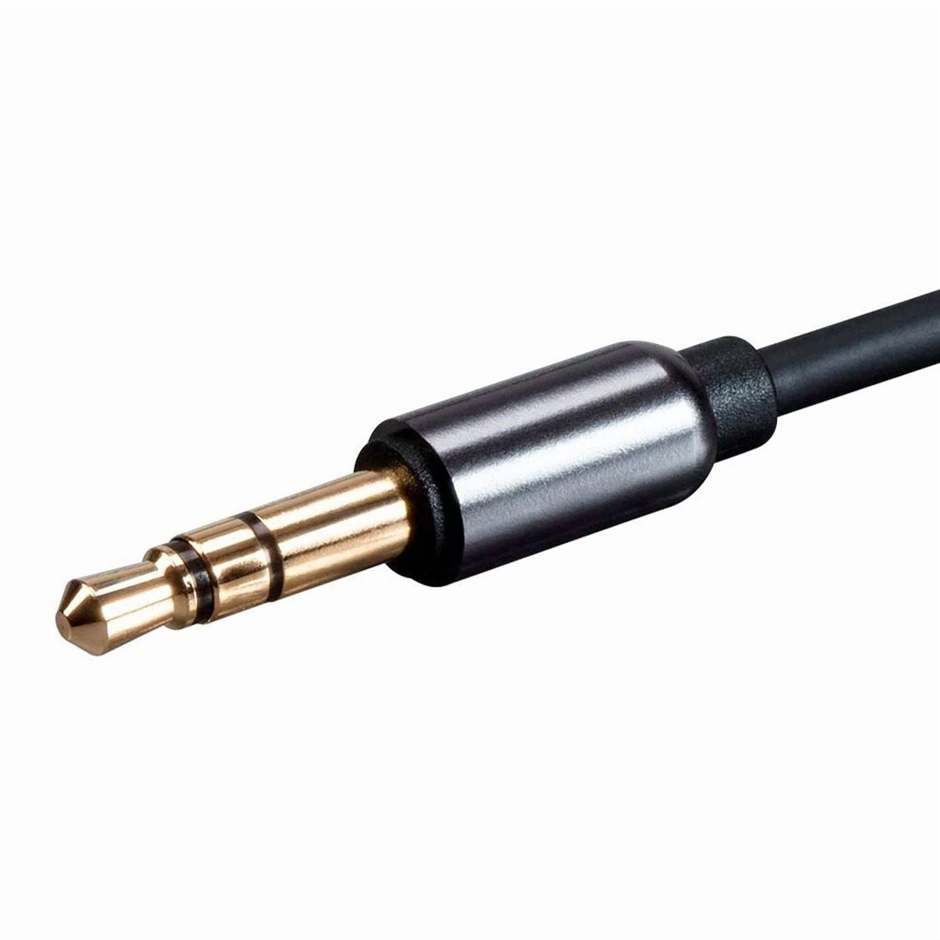 BUTTERFLY- 1Ft 3.5Mm 1/8" Trs Stereo Male To Male Aux Auxiliary Audio Cable Cord Gold