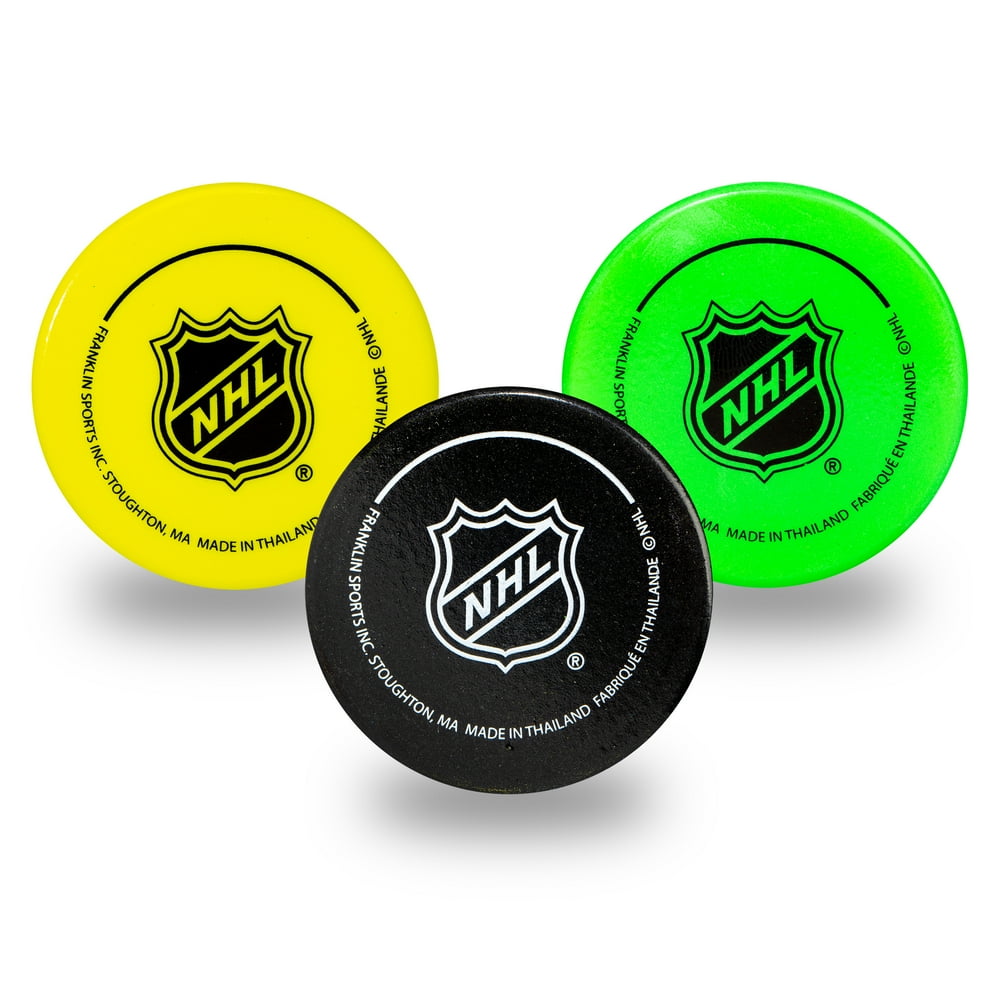 Franklin Sports Mini Foam Hockey Pucks Indoor Knee Hockey Pucks for