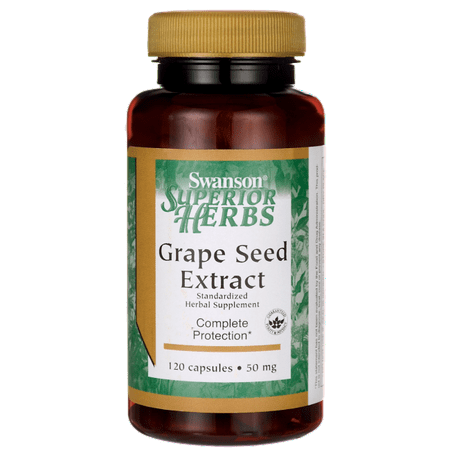 Swanson Grape Seed Extract (Standardized) 50 mg 120 Caps