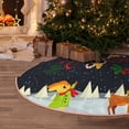 thumbnail image 5 of Sikiie Merry Christmas Elk Nativity Christmas Tree Skirt, Jesus Christian Winter Holiday Tree Mat Decoration(30-48IN)30", 5 of 6
