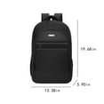 thumbnail image 3 of Tuphregyow Theft Travel Laptop Backpack with Large Capacity, Slim and Durable Business College Bag, Ideal Gift for Large Inch Laptops Black, 3 of 9