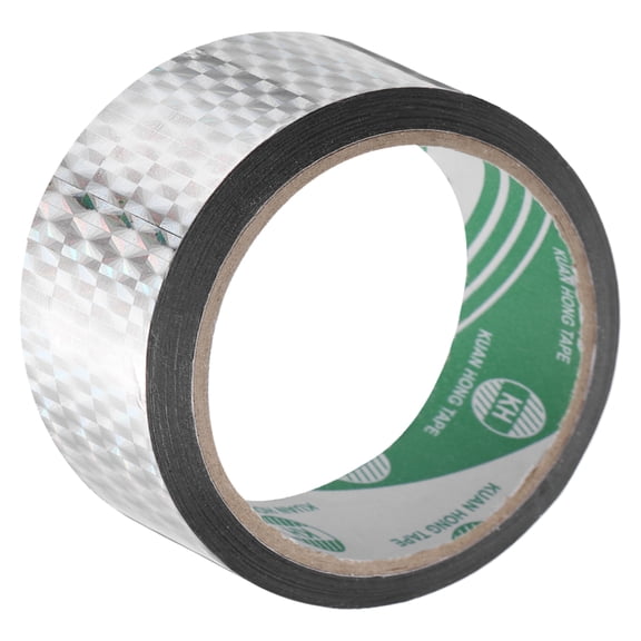 Silver Tone Metalized Tape 2 Inch x 55 Yards Decor Tape for DIY