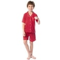 thumbnail image 6 of Fruit of the Loom Energize Boy's Lose Fit Short Sleeve Top & Short Pajama Sleep Set, Sizes 4/5-14/16, 6 of 12