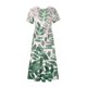 thumbnail image 4 of Vestido de Manga Corta para Mujeres Vestido de Verano de Cuello Redondo Impreso, Poliéster de Tamaño Verdadero Diario Y Vestido de Fiesta, 4 of 5