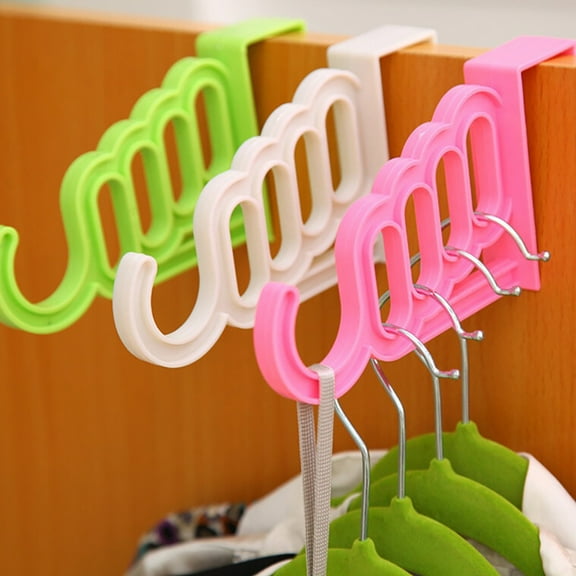 LUDLZ Home Basics Over-the-Door Organizer Hook Rack