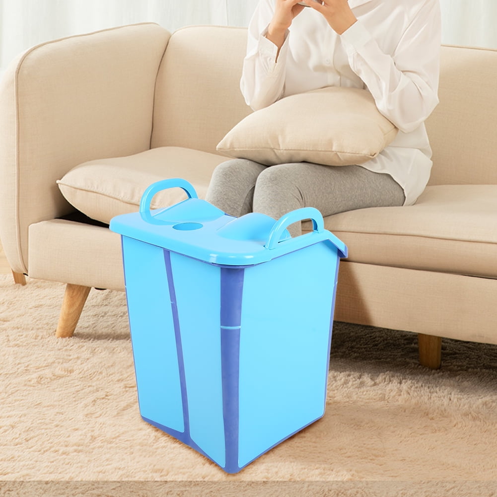 LYUMO Portable Folding Foot Bath Bucket Feet Wash Barrel Home Foot