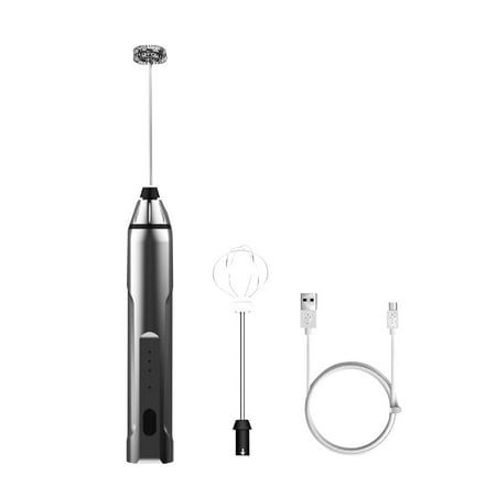

EUHDSSDE Household 3-speed USB Electric Milk Frother Coffee Handheld Electric Whisk