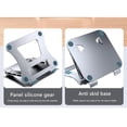 thumbnail image 5 of Support d'Ordinateur Portable 515 Réglable en Alliage d'Aluminium, Support pour Cahier Compatible avec Ordinateur Portable de 10 à 17 Pouces, Support Portable pour Ordinateur Portable, Refroidissement, 5 of 5