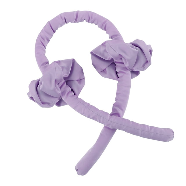 Seitruly Cinta para rizar el cabello Cinta para el cabello Espuma sin calor Pinza para el cabello Reutilizable Diadema portátil para envolver, Púrpura Type3 NO3 Seitruly CE000686-02