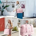 thumbnail image 6 of VEGCOO Travel Duffel Bag, Women's Weekender Bag with Shoe Compartment, Carry-On Travel Bag with Toiletry Bag and Shoe Bag, Gym Duffel Bag with Wet Pocket, Hospital Bag for Delivery Room, Pink, 6 of 7