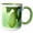 Green/White, variant on 3drose, British Columbia. Okanagan Valley. Pear, Agriculture-cn02 Rti0080 - Rob Tilley, 11oz Two-tone Red Mug