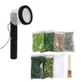 thumbnail image 4 of Aplicadores de césped estático, kits de máquinas de flocado electrostático, suministros de decoración, macetero de césped estático para adolescentes, 4 of 9