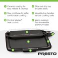 thumbnail image 3 of Presto XL Cool-Touch Electric Griddle with Warming Tray, Ceramic Nonstick, Black, 3 of 10