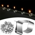 thumbnail image 3 of 100PC Christmas Lights Gutter Hooks Galvanized Holiday Roof Light Clips B, 3 of 8