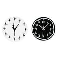 thumbnail image 1 of Reloj De Pared De Bailarina, Moderno, Silencioso, Minimalista, Decorativo, Para Cocina, Oficina, Hogar Y Comedor., 1 of 8