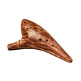 thumbnail image 1 of Regalo Ocarina de 12 agujeros, accesorios profesionales, instrumento musical de cordón de cordón con bolsa de almacenamiento para niñas, principiantes marrón, 1 of 8