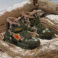 thumbnail image 7 of Boys Winter Shoes Ankle Booties Camoflage Artificial Fur Lined Anti Slip for Outdoor Hiking Shoes, 7 of 7