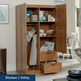 thumbnail image 4 of Sauder Select Storage Cabinet, Highland Oak Finish, 4 of 13