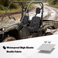 thumbnail image 3 of KUIFORTI Leopard Print UTV Seat Covers Anti-Slip Seats Cover with Headrest Covers Easy to Install for Yamaha Rhino 700 660 450 2004-2021 Rhino Accessories Bucket Seat Cover, 3 of 7