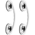 thumbnail image 2 of Shisuyan 2PCS Suction Cup Shower Handles: Strong Adhesive Grab Bars for Bathroom Safety - Removable Handrails - Portable Suction Handles for Glass and Tile, 2 of 7