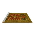 thumbnail image 2 of Ahgly Company Machine Washable Indoor Rectangle Persian Yellow Traditional Area Rugs, 3' x 5', 2 of 4