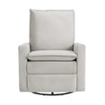 thumbnail image 5 of Oxford Baby Uptown Power Upholstered Glider Recliner Rocking Chair 270° Swivel for Nursery and Living Room – Sand​, 5 of 10