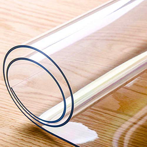 Valley Tree 42 X 80 Inch Clear Table, Clear Table Cover Protector Round