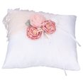 thumbnail image 4 of Verdant Touch Wedding Pillow Wedding Ring Pillow Cloth Wedding Cushion Romantic Wedding Supplies for Ceremony Decoration, 4 of 8