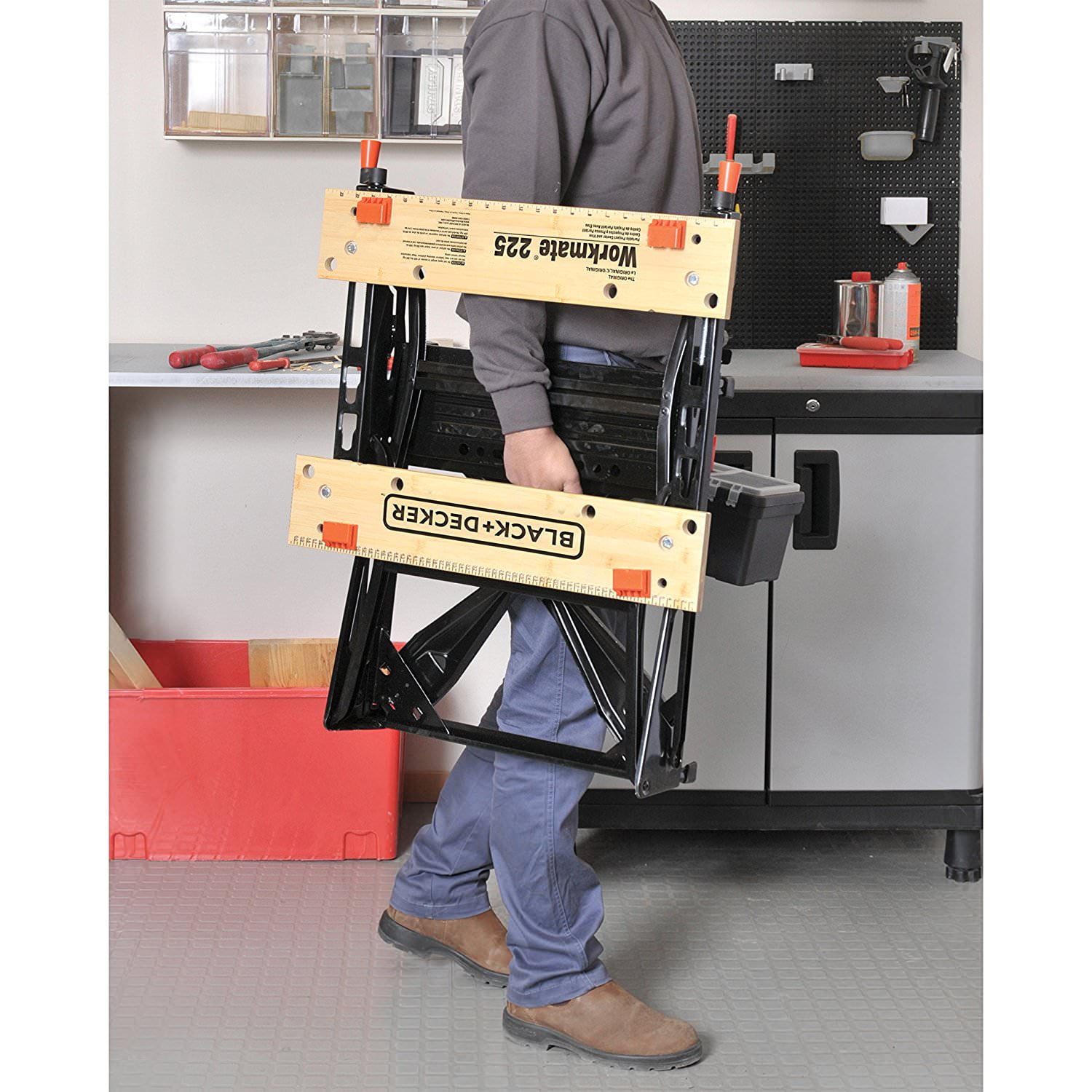 BLACK+DECKER Workmate 225 30 in. Folding Portable Workbench
