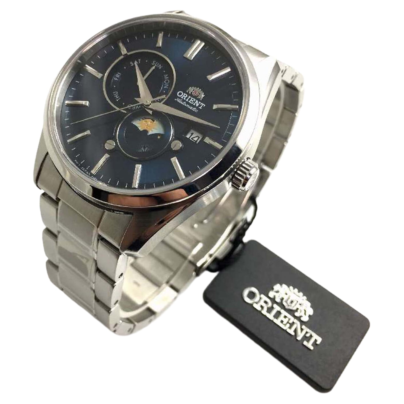 Orient Sun and Moon Blue Dial Men's Watch RA-AK0308L10B