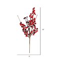 thumbnail image 3 of Vickerman FY190102 18 in. Outdoor Red Berry Pick, 3 of 3