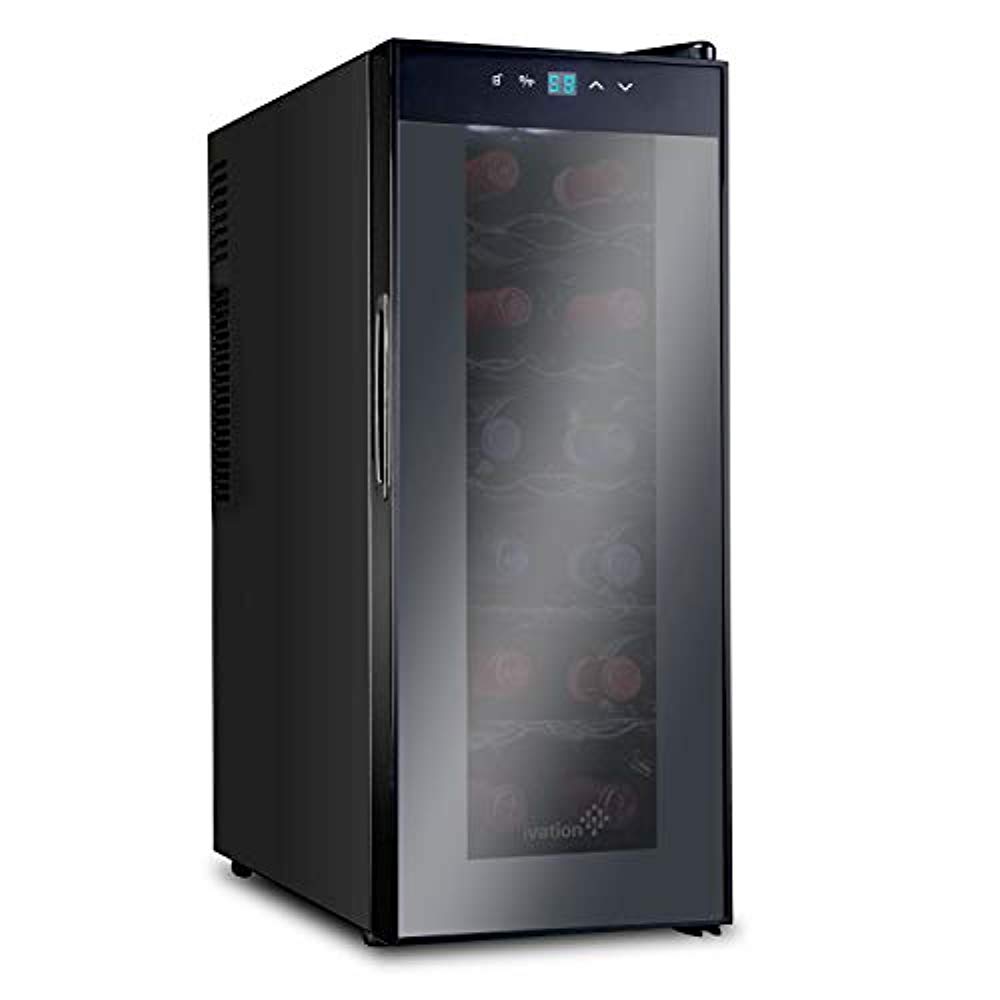 Ivation 12 Bottle Thermoelectric Red And White Wine Cooler/Chiller