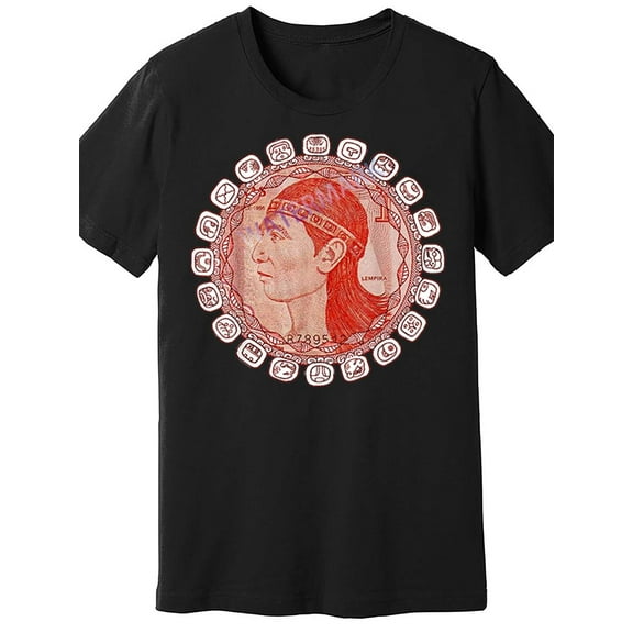 LEMPIRA TSHIRT CIRCULAR MAYAN FRAME Honduras Cacique MW 554200 funny Men'S Short Sleeve T-shirt black AM
