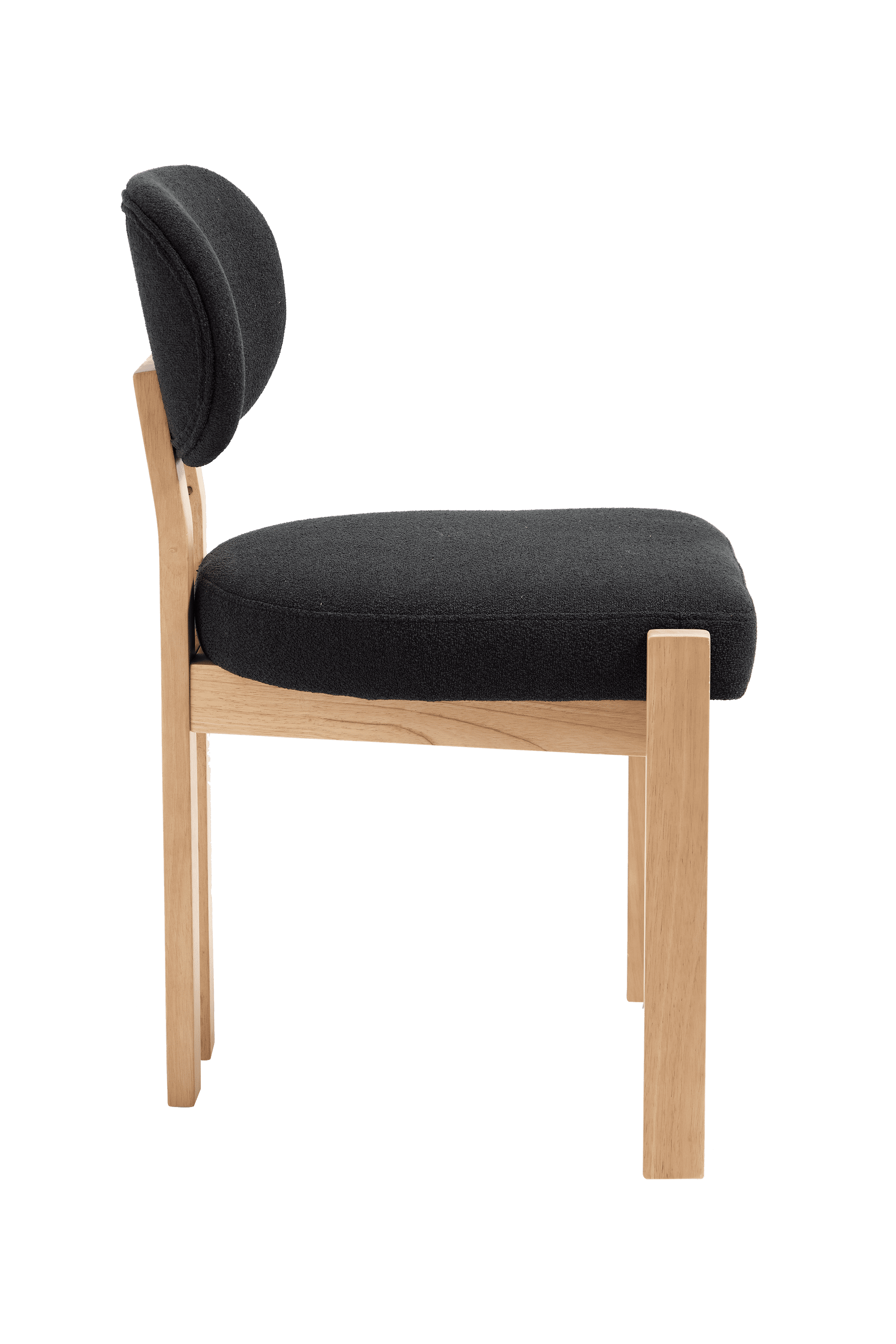 Wooden Dining Chairs Set of 2, Modern Fabric Upholstered Dining Room Chair Kitchen Chairs, Farmhouse Dinner Chair for Kitchen Dining Room