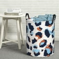 thumbnail image 1 of YFYANG Waterproof Laundry Hamper, Watercolor Abstract Pattern Laundry Basket Oxford Fabric with Handle Foldable, M, 1 of 8