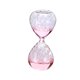 thumbnail image 3 of Reloj de arena con burbujas que canta, hecho a mano, regalo de cumpleaños para niños enamorados rosa, 3 of 9