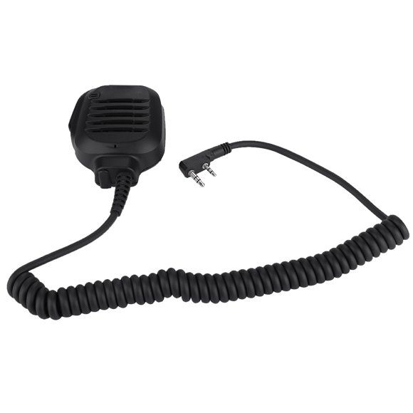 ZOUSSIQI 2 PIN Handheld Walkie Talkie Speaker Mic Hand Microphone for TK EL225#71879